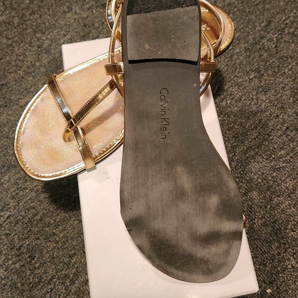 Kelvin Klein Metallic Sandals - Picture 3 of 4